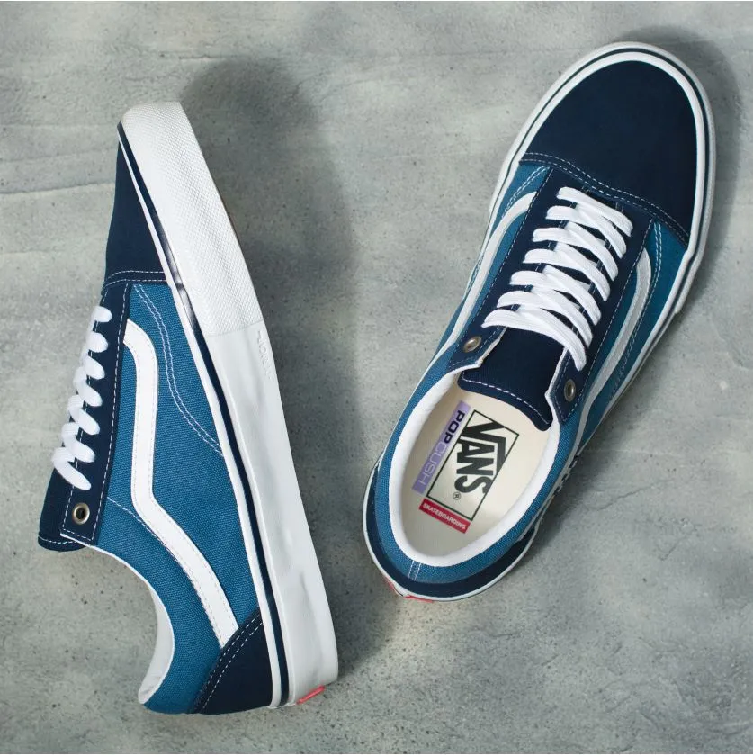 Vans Skate Old Skool Skateboard Shoe - Navy/White