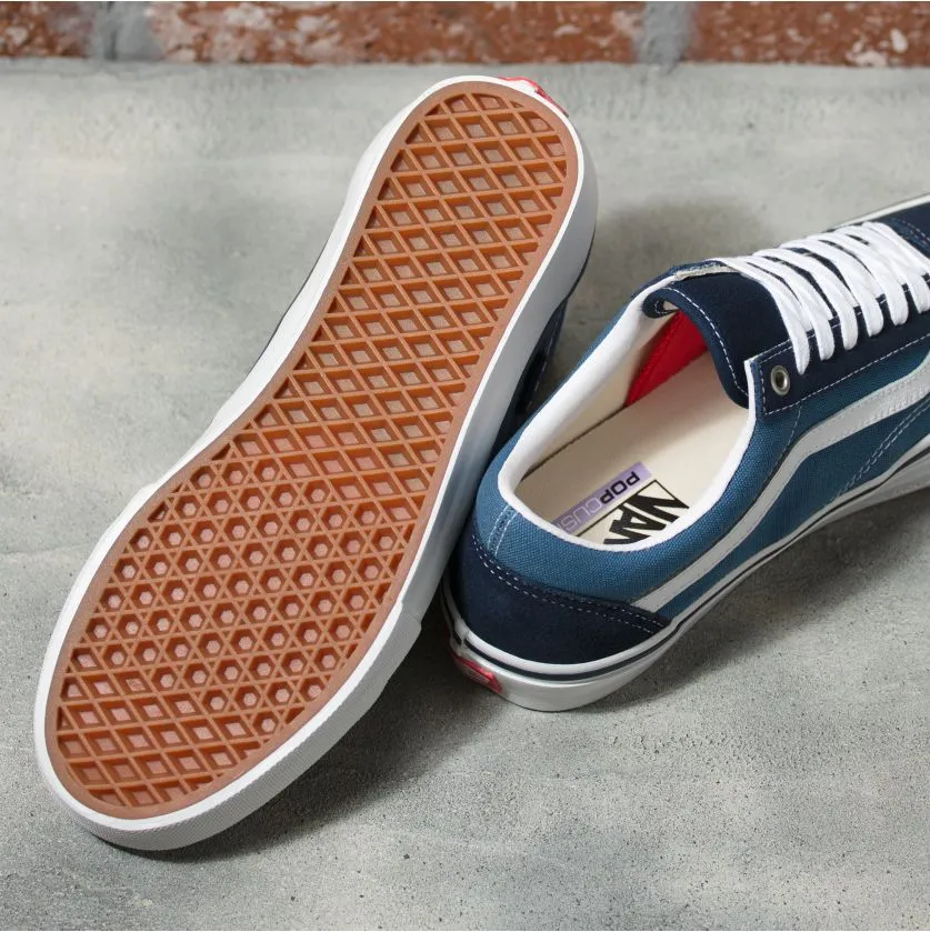 Vans Skate Old Skool Skateboard Shoe - Navy/White