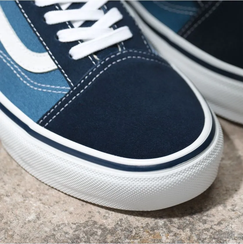 Vans Skate Old Skool Skateboard Shoe - Navy/White