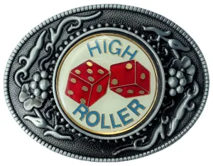 Western Style Dice High Roller Belt Buckle