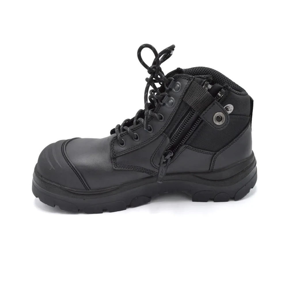 WideLoad 690BZ Wide Fit Safety Boot - Zip - Black - 6E Fit