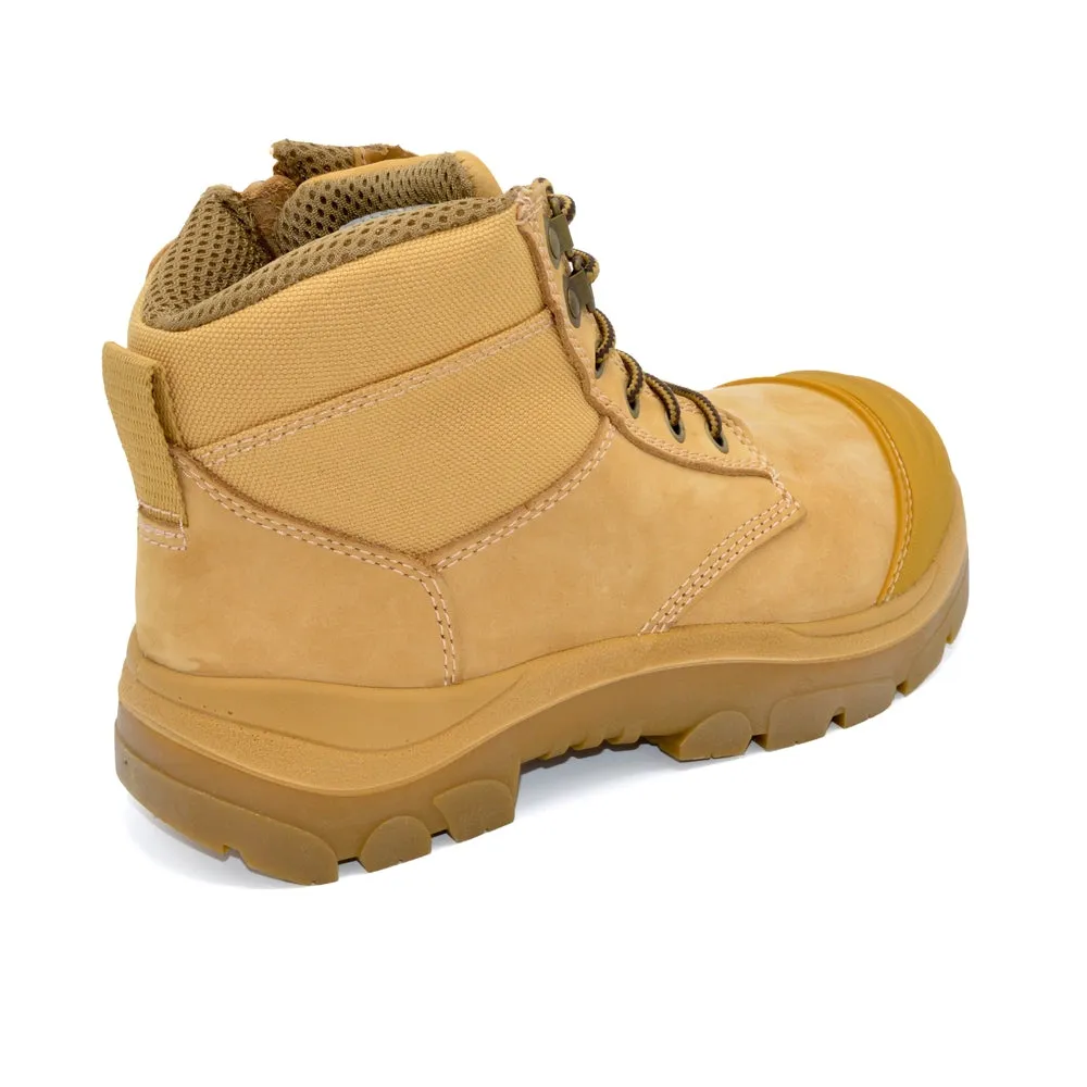 WideLoad 690WZ Wide Fit Safety Boot - Zip - Tan- 6E Fit