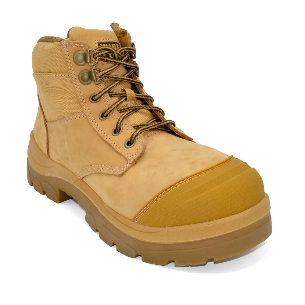 WideLoad 690WZ Wide Fit Safety Boot - Zip - Tan- 6E Fit