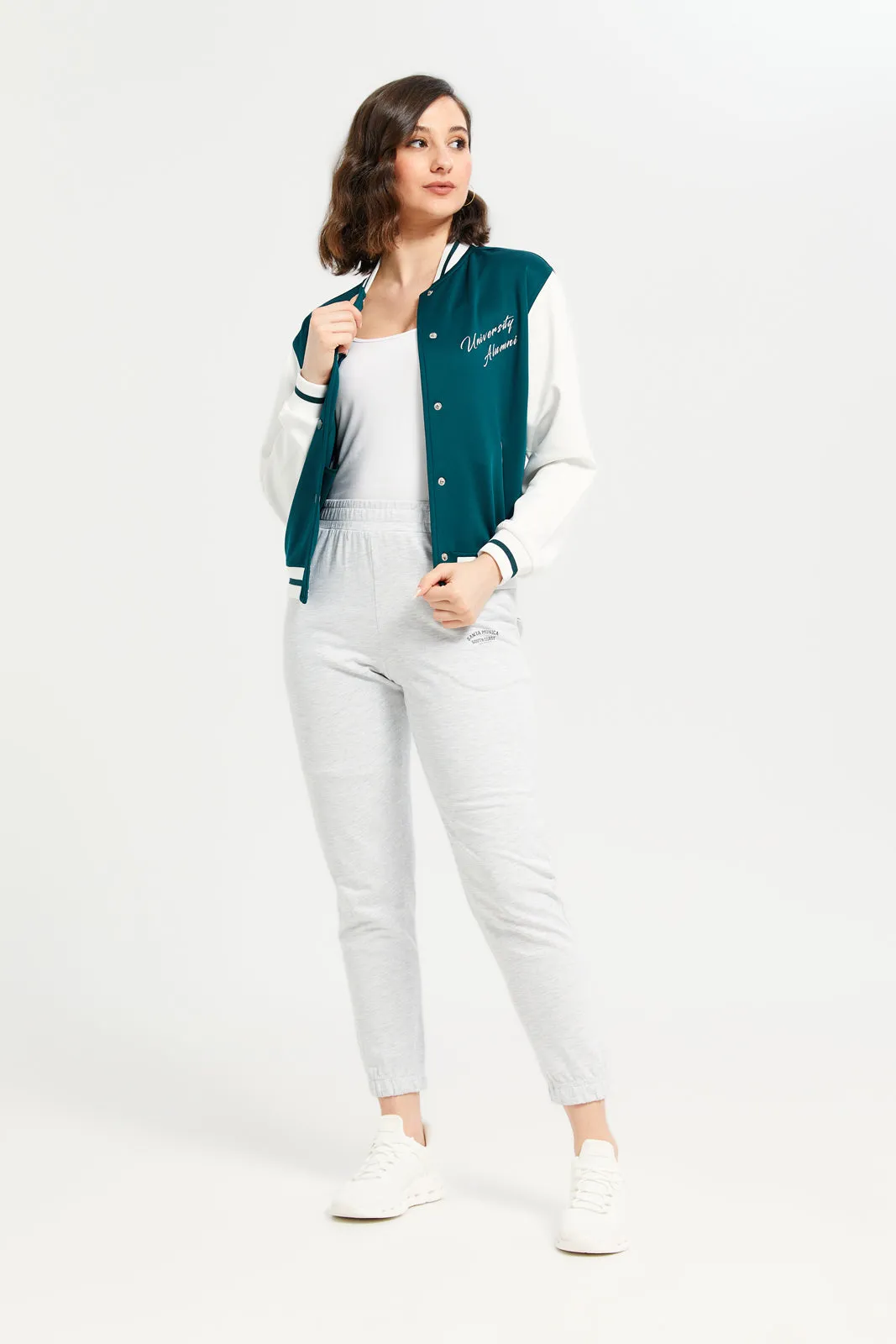 Women Green Embroidered Jacket