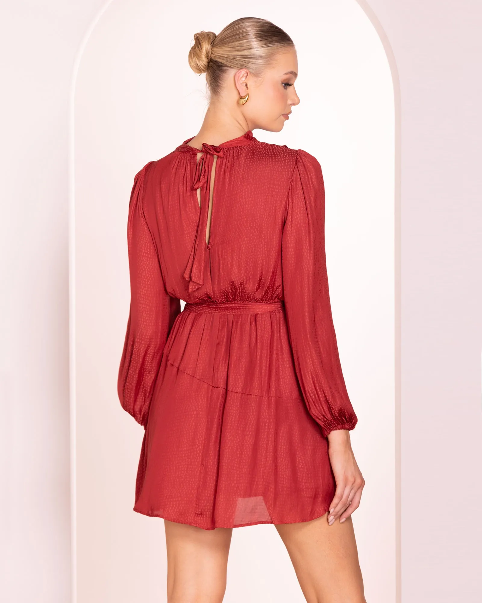 Zosia High Neck Mini Dress